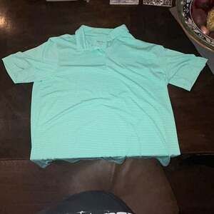 Walter Hagen Mens XL Polo - Fresh Mint/White
